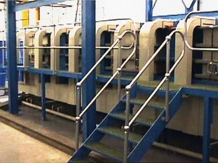 Extraction Plenums and ducting on Metal pre Treatment Plant.